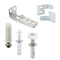 Prime-Line Bi-Fold Door Hardware Repair Kit, Includes a Bottom Bracket, Top and Bottom Pivots 6 Components N 7530 - alternate 1